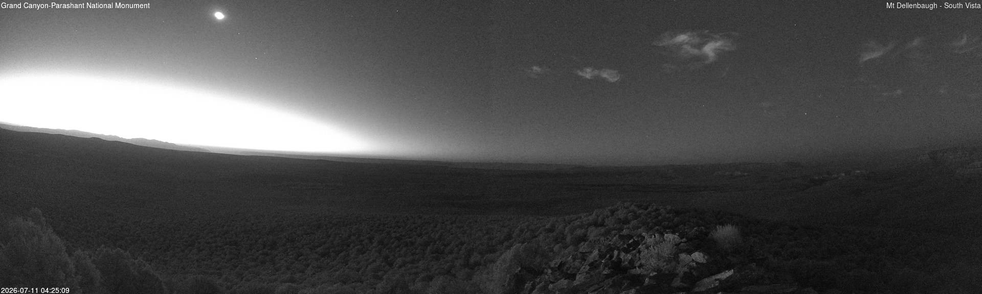time-lapse frame, Mt Dellenbaugh - Southeast Vista webcam