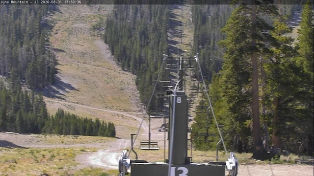 time-lapse frame, Mammoth June Rainbow Summit webcam