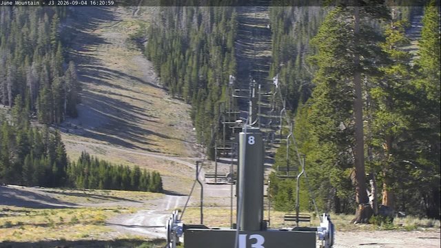 time-lapse frame, Mammoth June Rainbow Summit webcam
