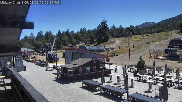 view from Bear Mountain Midway Chair on 2026-09-03