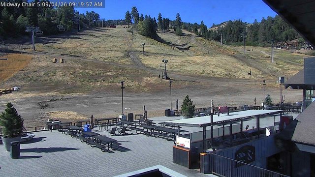 view from Bear Mountain Midway Chair on 2026-09-04