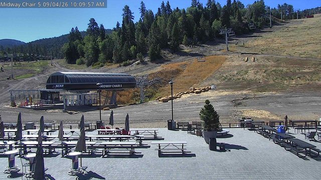 view from Bear Mountain Midway Chair on 2026-09-04