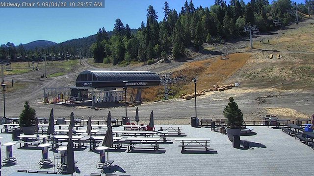view from Bear Mountain Midway Chair on 2026-09-04