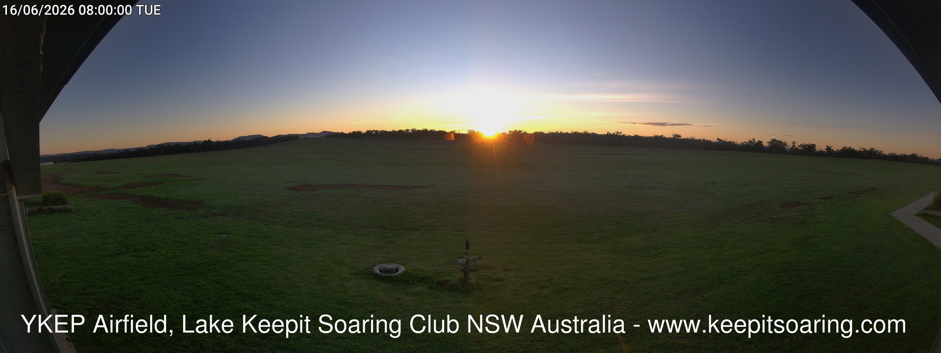 time-lapse frame, Lake Keepit Soaring Club T32 webcam