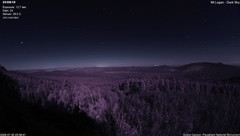 view from Mt Logan - Dark Sky on 2026-07-30