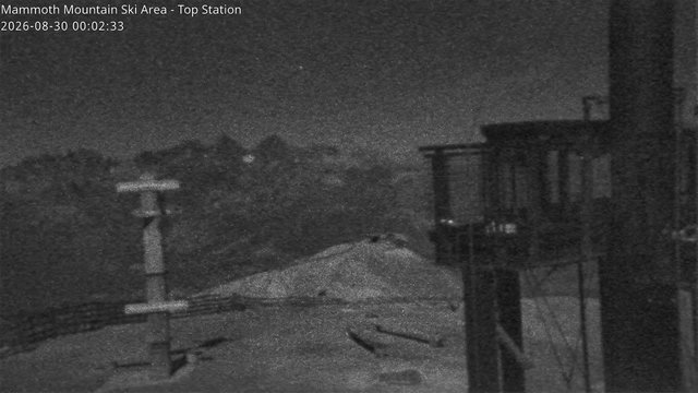 time-lapse frame, Mammoth Top Station webcam