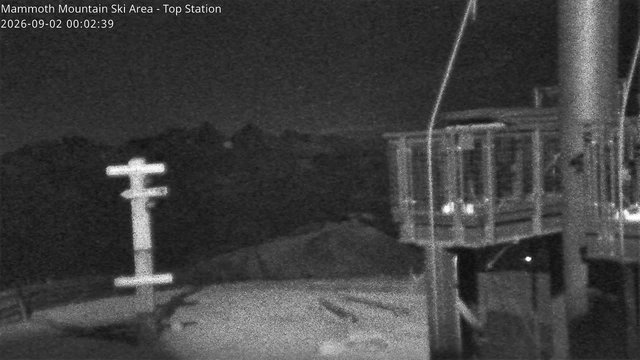 time-lapse frame, Mammoth Top Station webcam