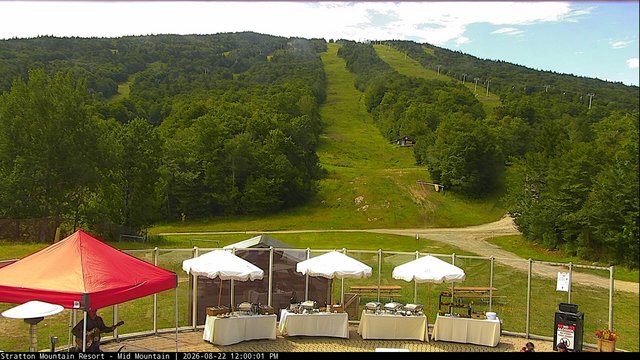 view from Stratton Mid-Mountain on 2026-08-22