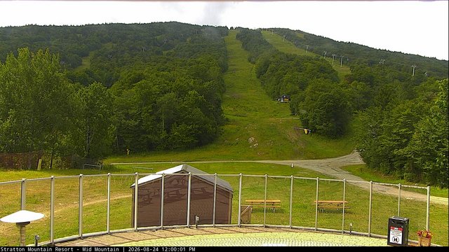 view from Stratton Mid-Mountain on 2026-08-24