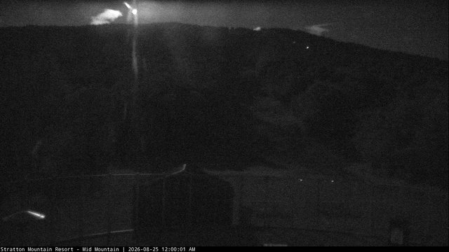 time-lapse frame, Stratton Mid-Mountain webcam