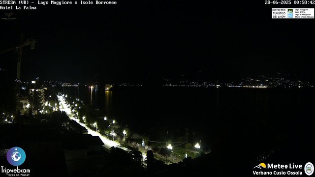 time-lapse frame, Stresa webcam