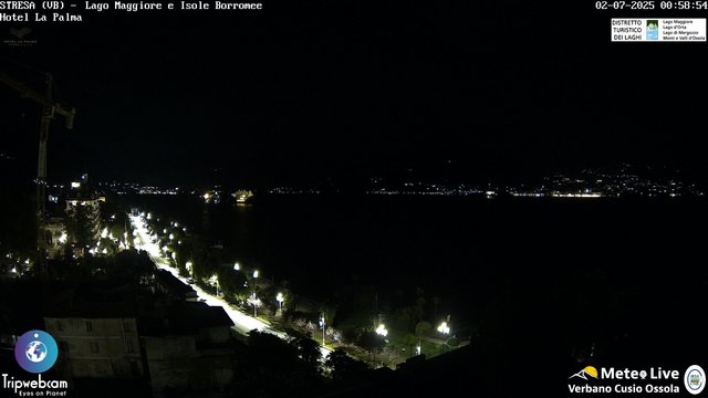 time-lapse frame, Stresa webcam