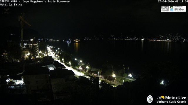 time-lapse frame, Stresa webcam