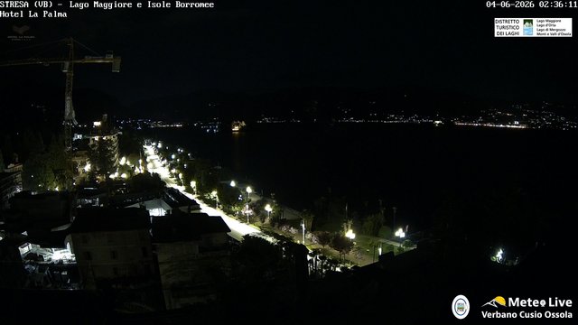 time-lapse frame, Stresa webcam