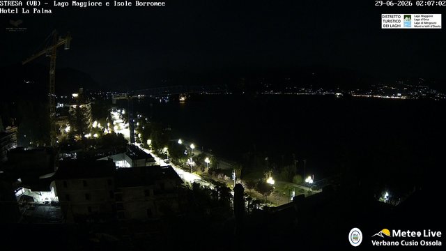 time-lapse frame, Stresa webcam