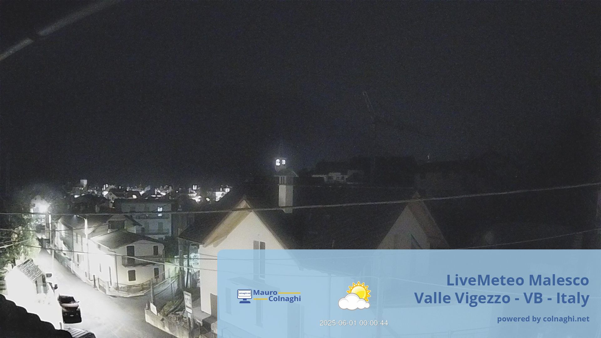 time-lapse frame, Malesco webcam