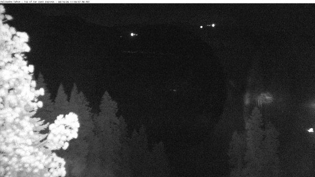 time-lapse frame, Palisades Tahoe Far East Top webcam