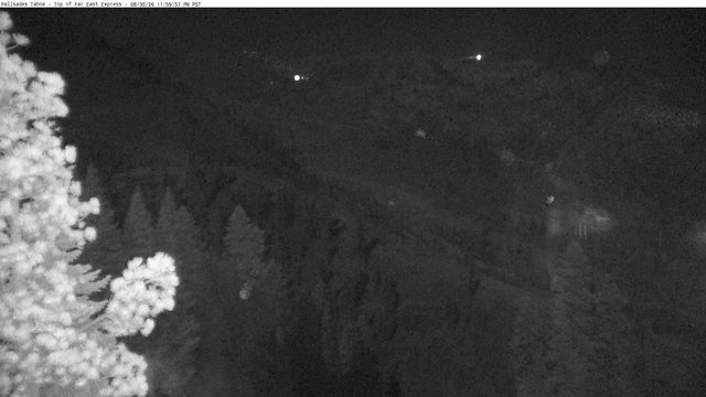 time-lapse frame, Palisades Tahoe Far East Top webcam