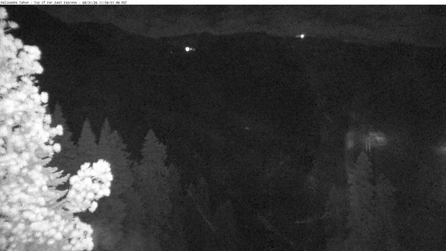 time-lapse frame, Palisades Tahoe Far East Top webcam