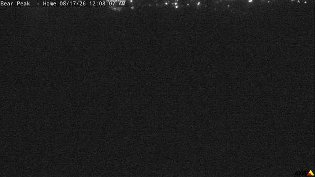 time-lapse frame, Bear Peak webcam
