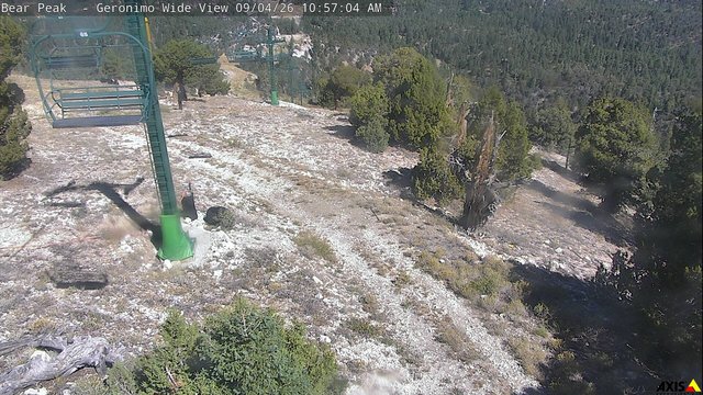 time-lapse frame, Bear Peak webcam