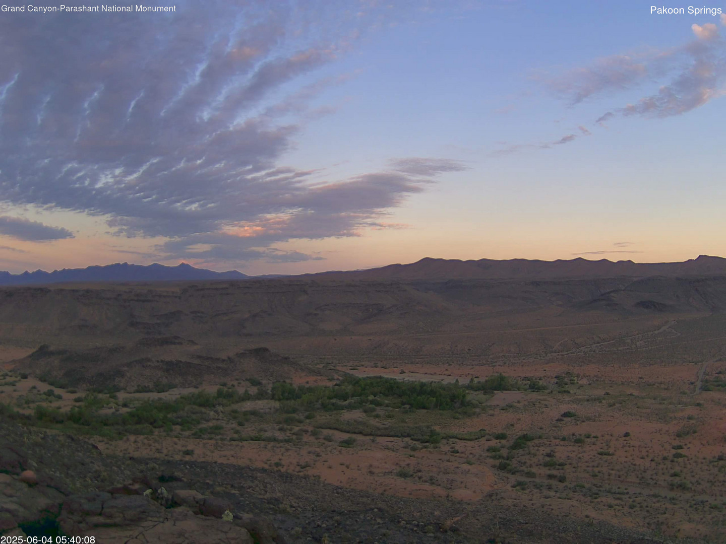 time-lapse frame, Pakoon Springs webcam