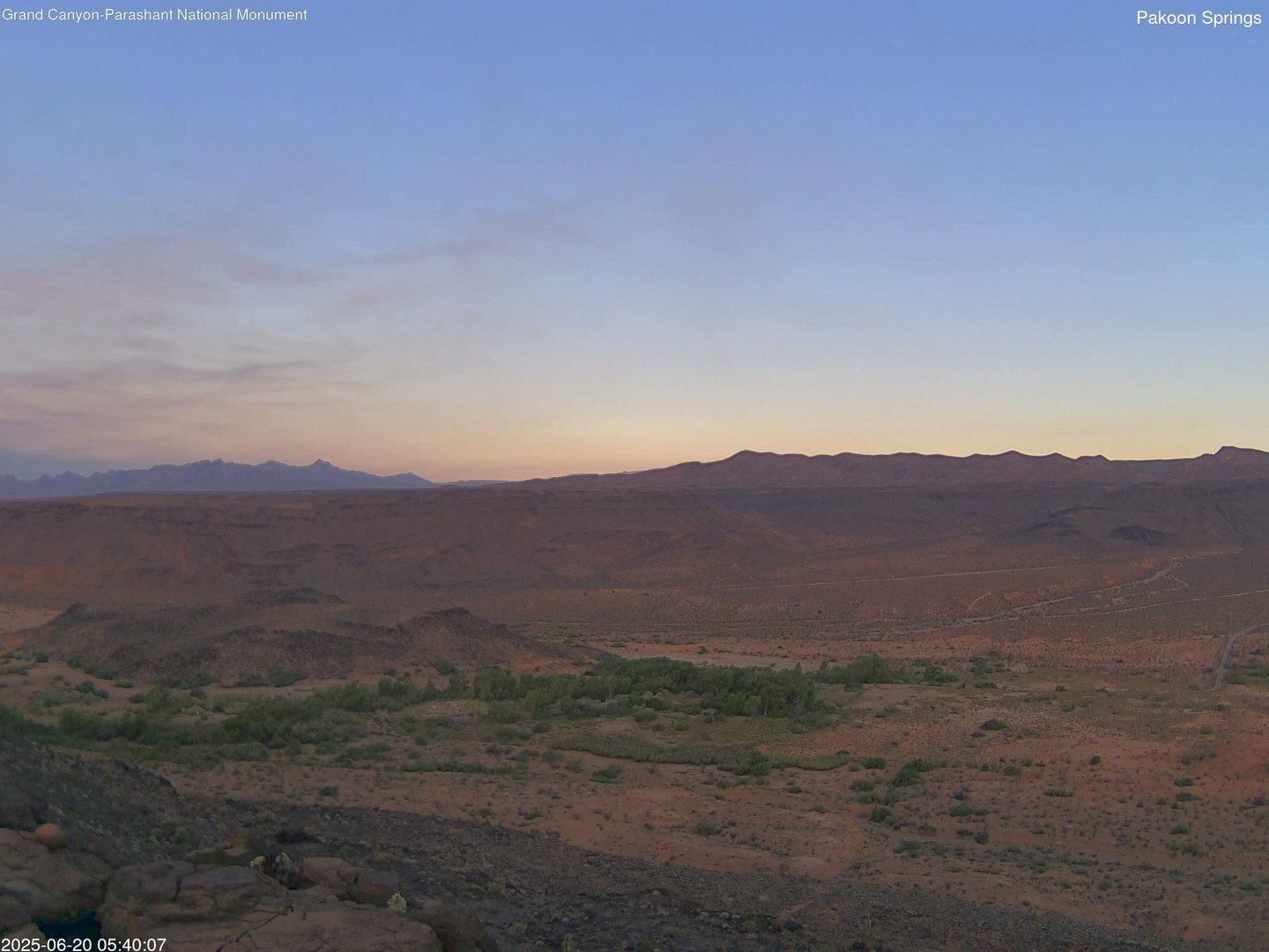 time-lapse frame, Pakoon Springs webcam