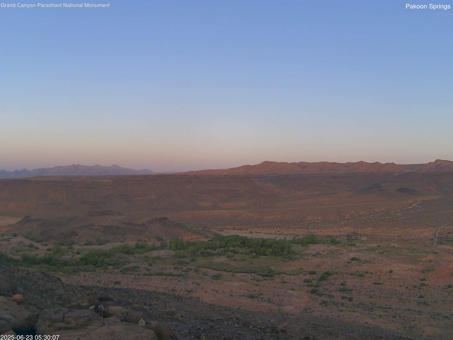 time-lapse frame, Pakoon Springs webcam
