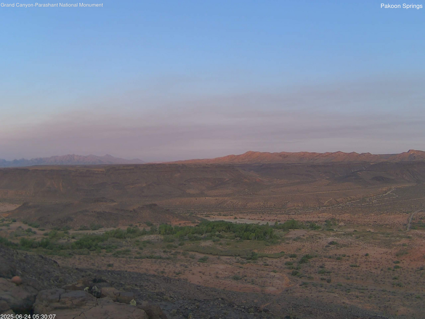 time-lapse frame, Pakoon Springs webcam