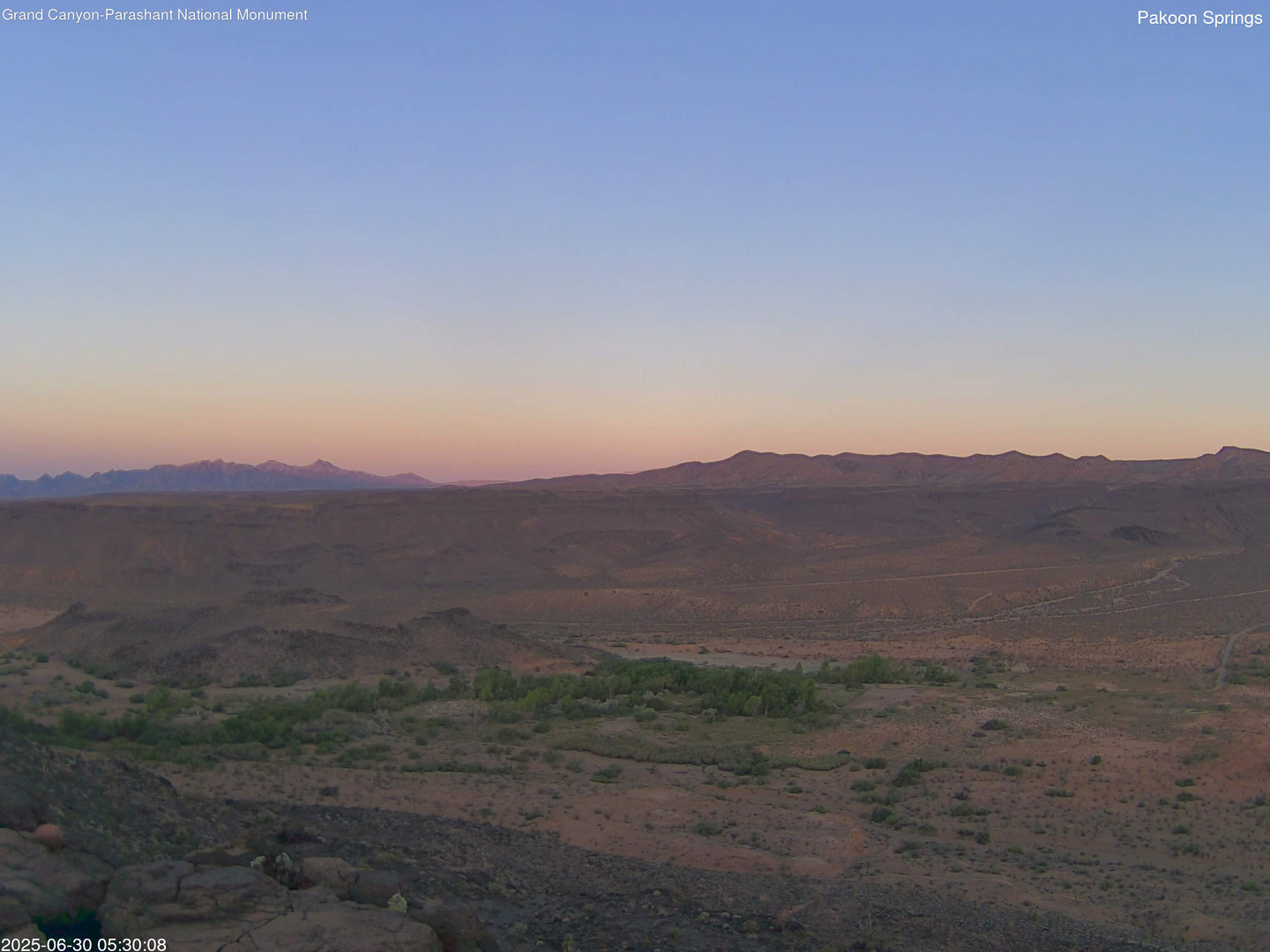 time-lapse frame, Pakoon Springs webcam