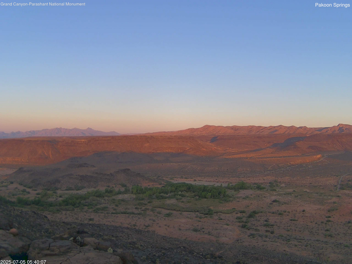time-lapse frame, Pakoon Springs webcam