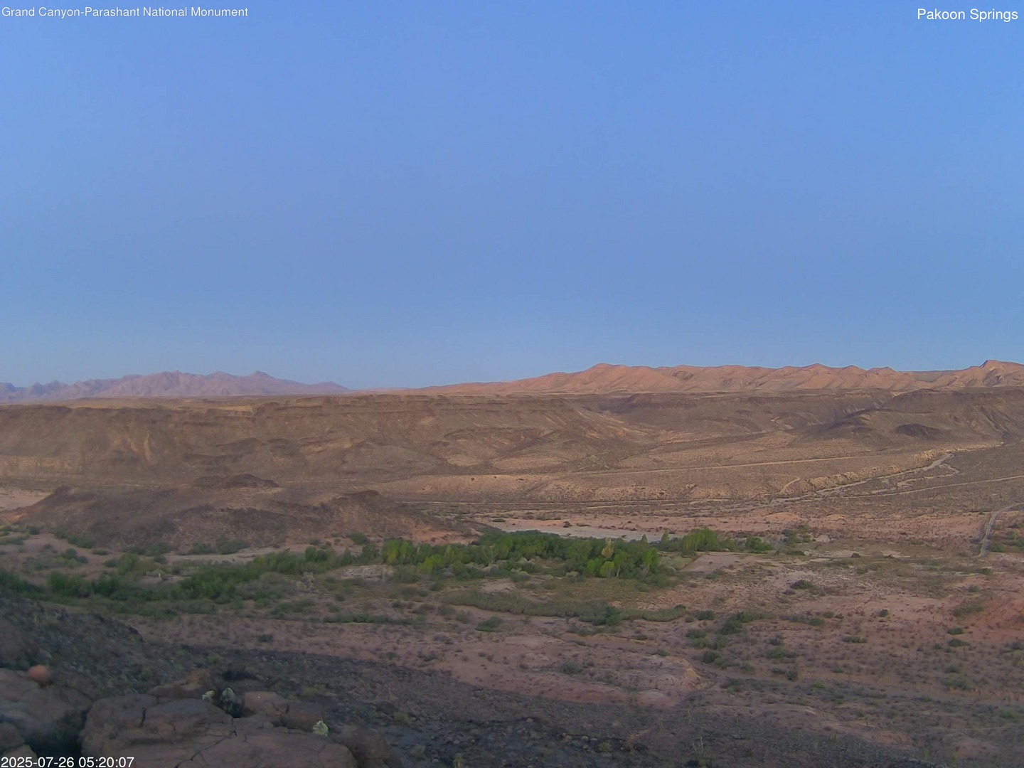 time-lapse frame, Pakoon Springs webcam