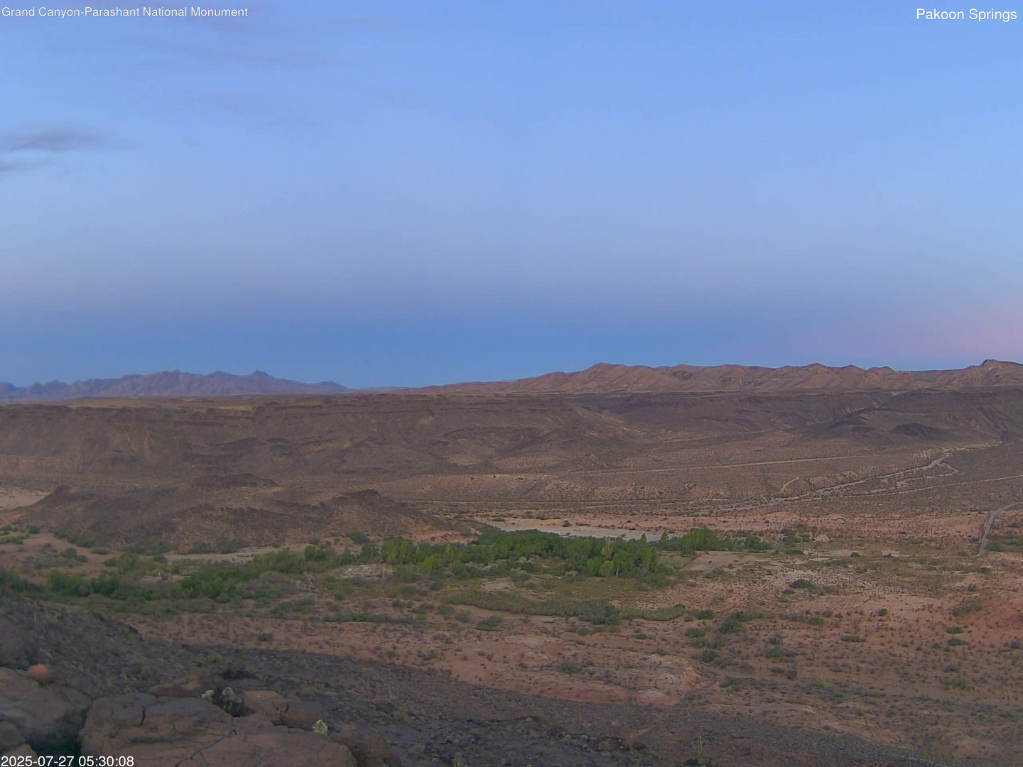 time-lapse frame, Pakoon Springs webcam