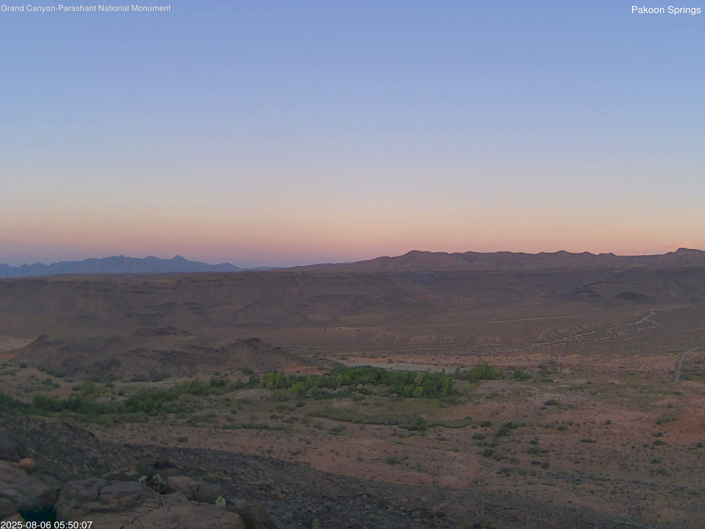 time-lapse frame, Pakoon Springs webcam