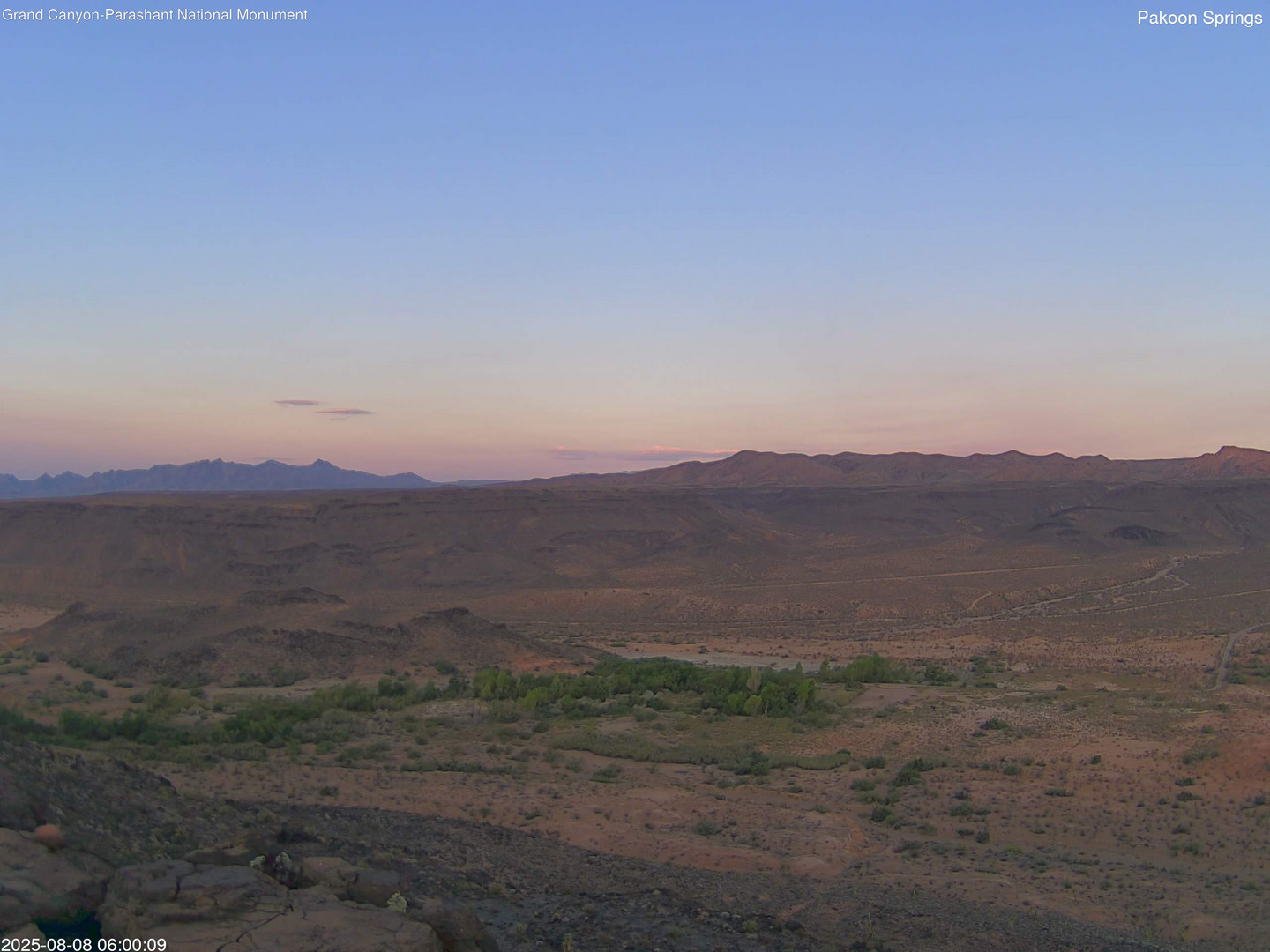 time-lapse frame, Pakoon Springs webcam