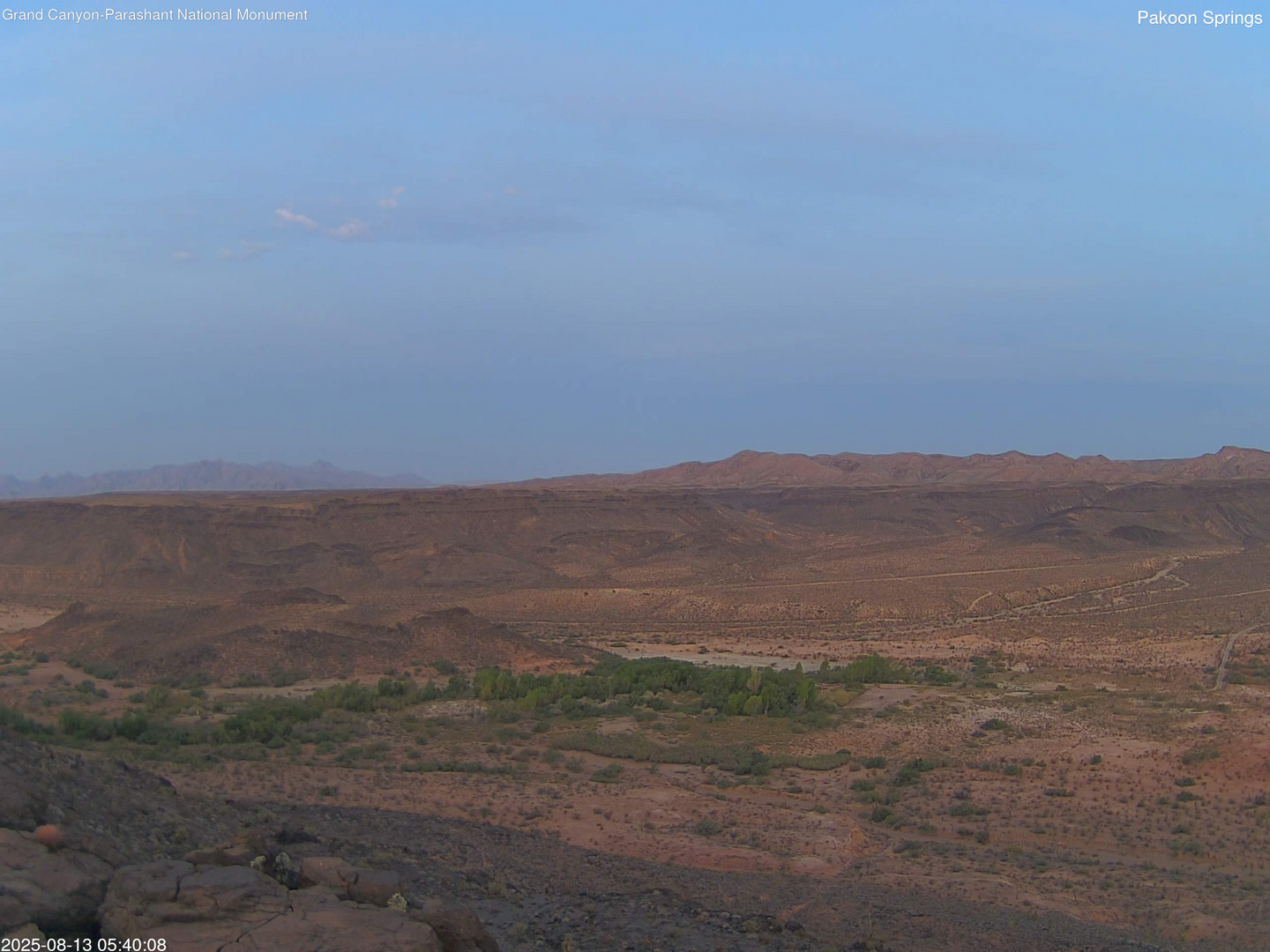 time-lapse frame, Pakoon Springs webcam
