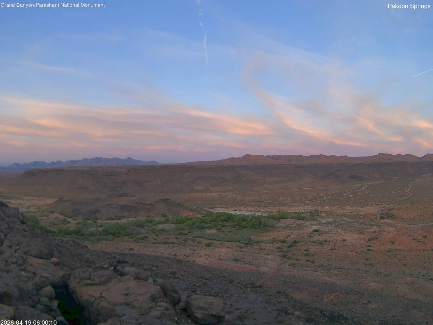 time-lapse frame, Pakoon Springs webcam
