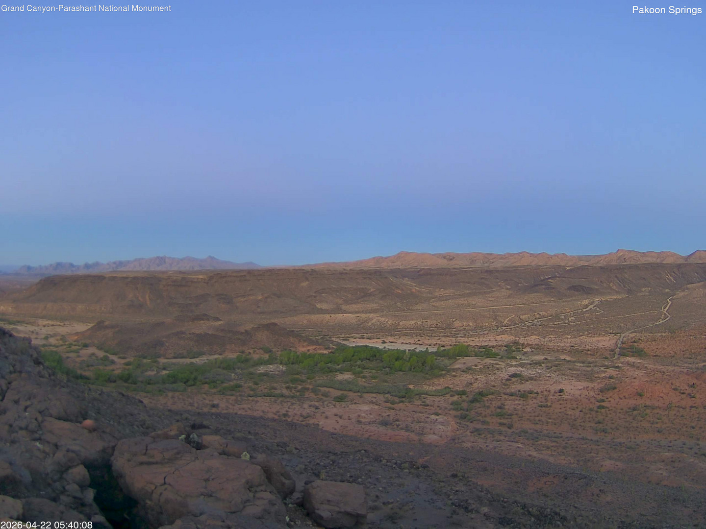 time-lapse frame, Pakoon Springs webcam