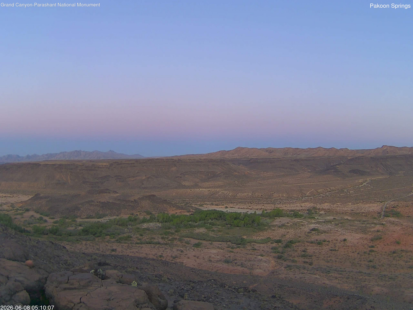 time-lapse frame, Pakoon Springs webcam