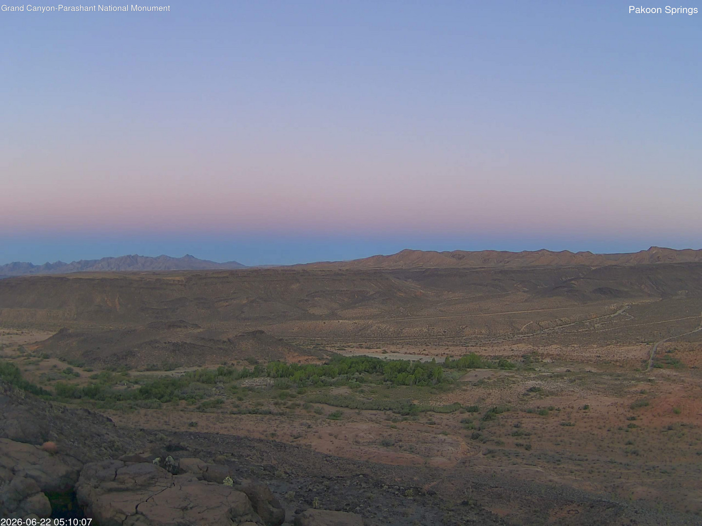 time-lapse frame, Pakoon Springs webcam