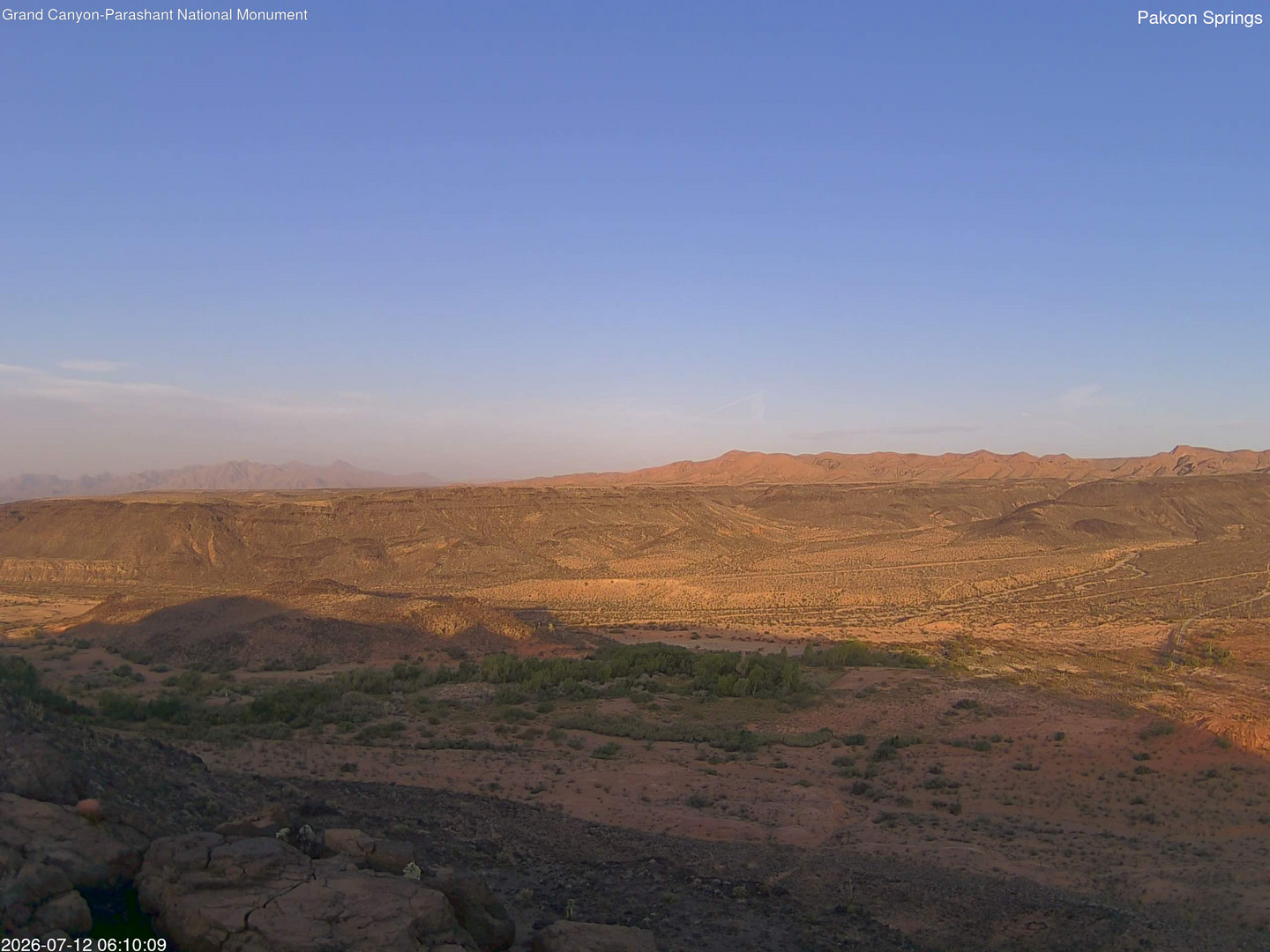 time-lapse frame, Pakoon Springs webcam