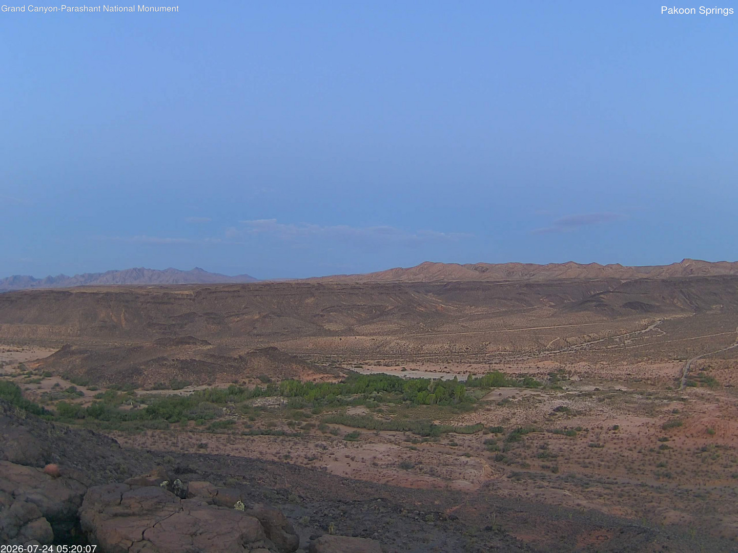time-lapse frame, Pakoon Springs webcam