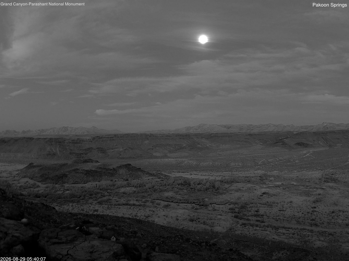time-lapse frame, Pakoon Springs webcam