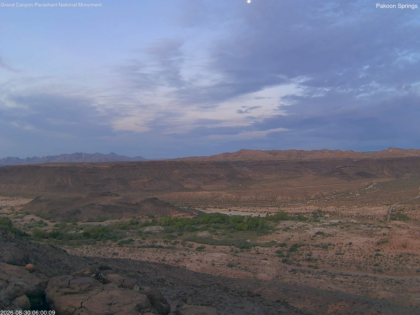 time-lapse frame, Pakoon Springs webcam