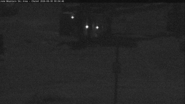 time-lapse frame, Mammoth June Chair Lift webcam