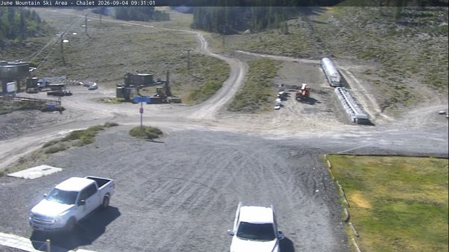 view from Mammoth June Chair Lift on 2026-09-04