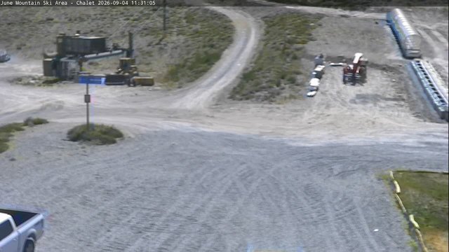 view from Mammoth June Chair Lift on 2026-09-04