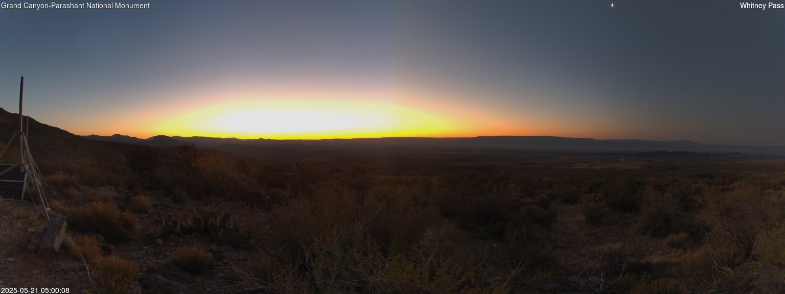 time-lapse frame, Whitney Pass webcam