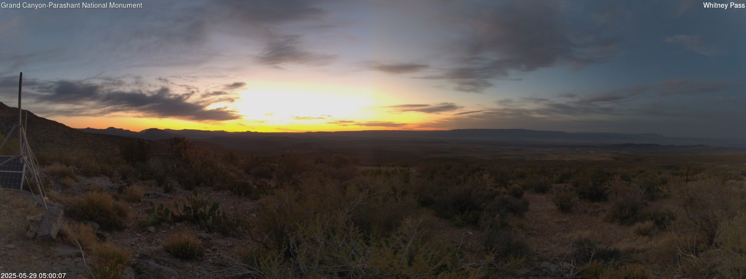 time-lapse frame, Whitney Pass webcam