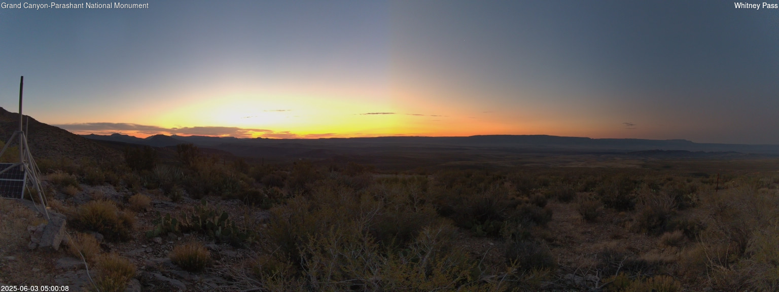 time-lapse frame, Whitney Pass webcam